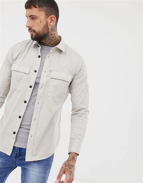 mens designer overshirt